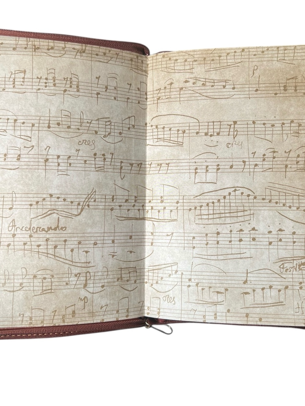 Amazing Grace Zippered Journal - Brown Faux Leather - Picture 7 of 12